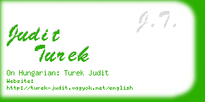 judit turek business card